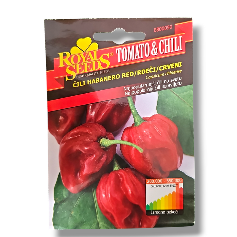 Čili Habanero rdeči Royal Seeds