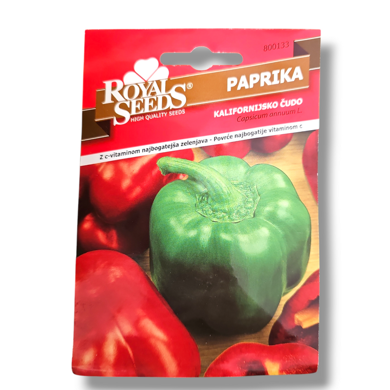 Paprika Kalifornijsko čudo Royal Seeds