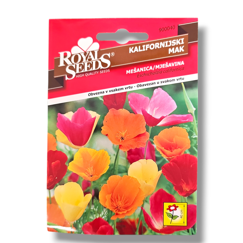 Kalifornijski mak mešanica Royal Seeds